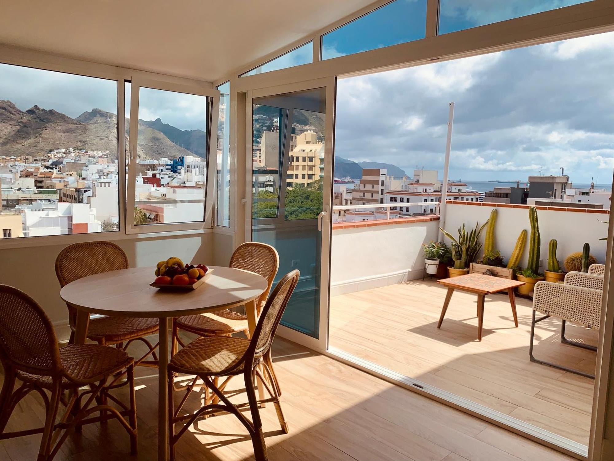 Апартаменти Atico Con Terraza, Vistas Panoramicas Y Parking Санта-Крус-де-Тенеріфе Екстер'єр фото