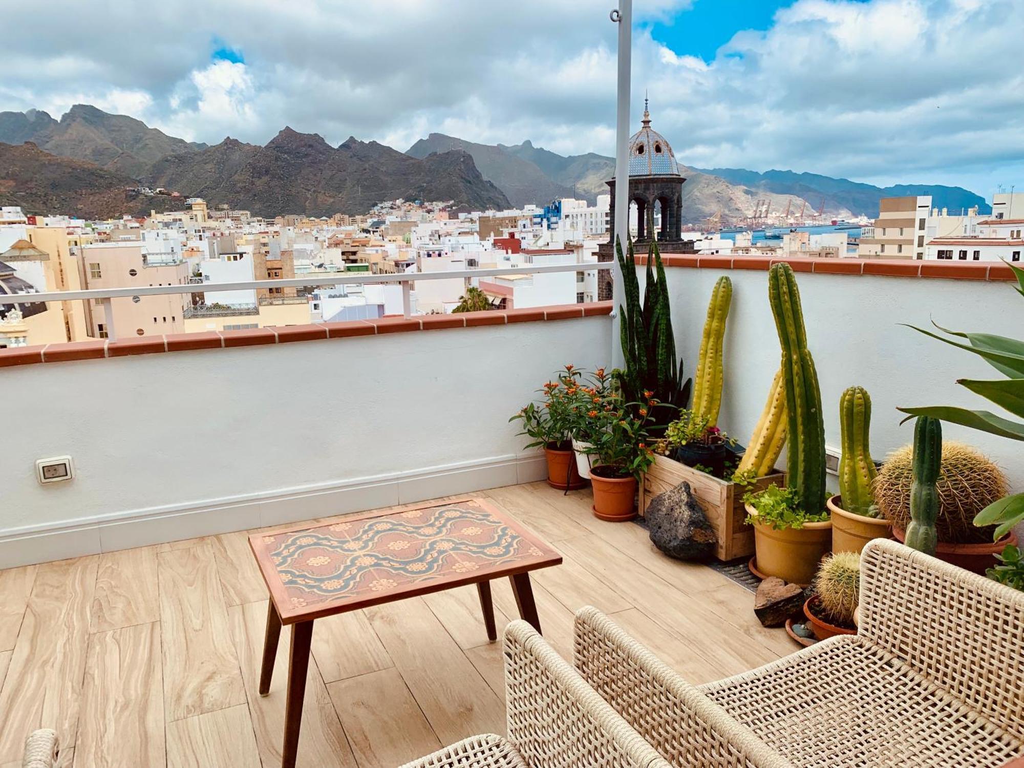 Апартаменти Atico Con Terraza, Vistas Panoramicas Y Parking Санта-Крус-де-Тенеріфе Екстер'єр фото